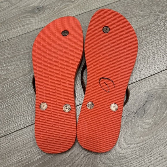 Havaianas Women’s size 9/10 M Butterfly Flower Floral Flip Flops Thongs Sandals - Picture 7 of 7